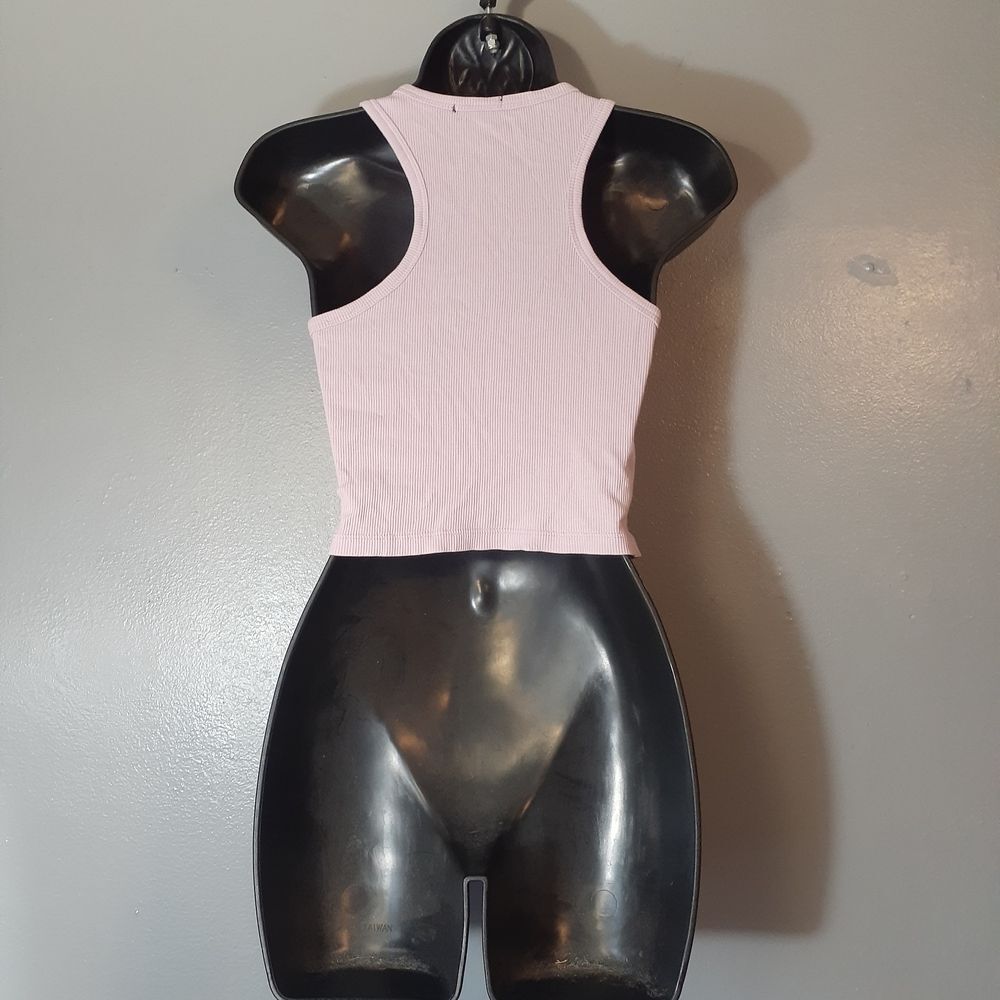 Ambiance Light Pink Ribbed Tee - Picture 3 of 3